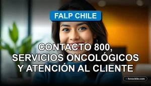 Una mujer latina sonriendo, representando el servicio de atención al cliente oncológico de FALP Chile.