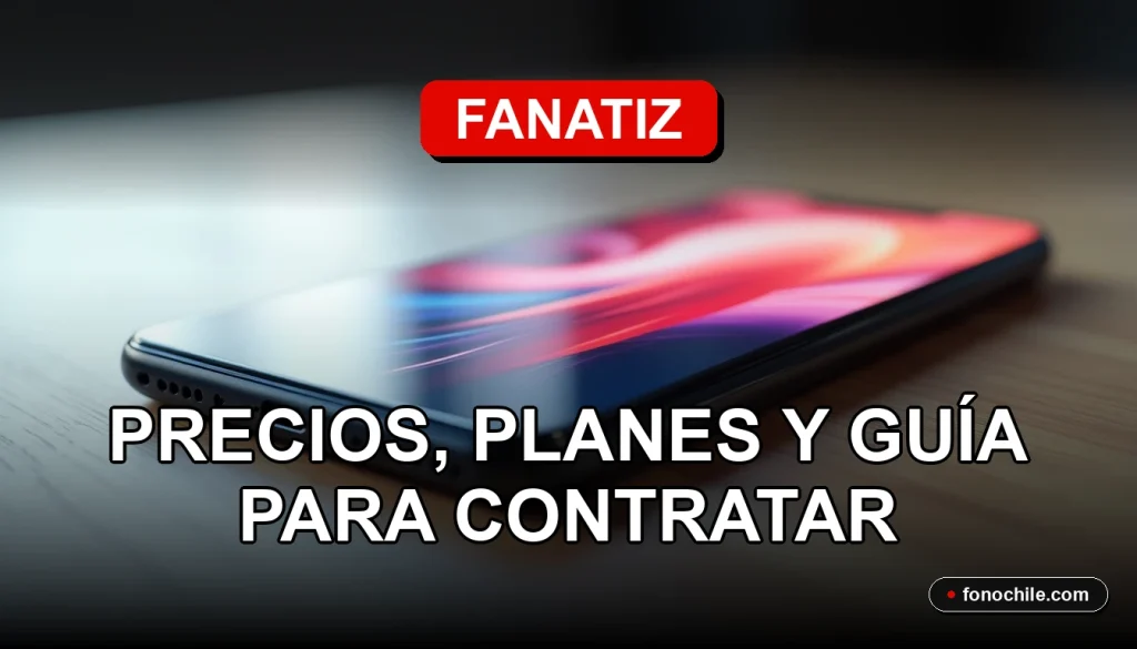 Una suscripción de streaming deportivo Fanatiz en un teléfono inteligente moderno, mostrando gráficos de colores abstractos, sobre una mesa de madera clara.