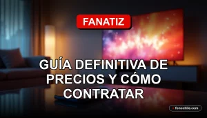 A smartphone resting on a clean table, its screen displaying abstract colorful graphs, with a modern living room and television in the soft background.