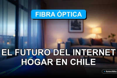 Futuro de la fibra óptica en Chile 2026, internet hogar de alta velocidad, conexión estable y rápida.