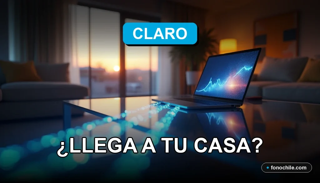 Fibra Óptica Claro 2026 llegando a un hogar moderno, conexión de internet de alta velocidad