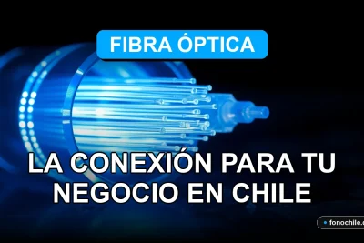 Fibra Óptica Empresarial 2026 para empresas en Chile, conexión de alta velocidad y estabilidad.