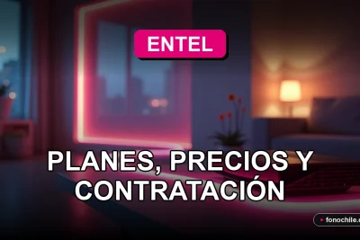 Fibra óptica moderna Entel iluminando un hogar contemporáneo con conexión de alta velocidad.