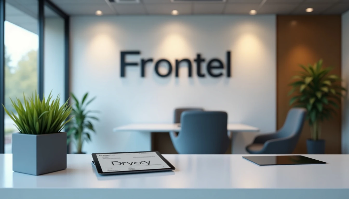 Oficina de atención al cliente de Frontel con puntos de contacto principales