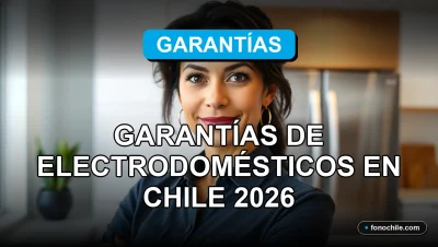 Garantía de electrodomésticos en Chile, servicio técnico oficial, contrato de protección.