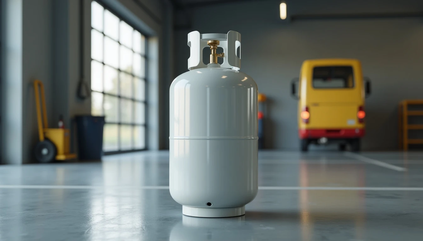 cilindro de gas licuado Gasco de 15 kilos listo para entrega a domicilio