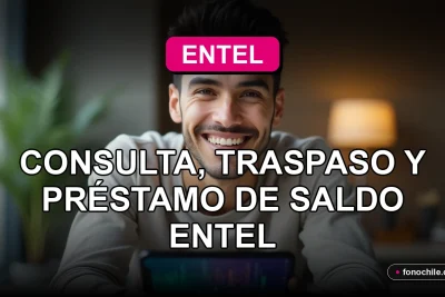 Guía 2026 para traspaso de saldo y consulta de servicios Entel en un entorno moderno.