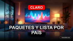 Guía completa de paquetes y lista de canales Claro TV para 2026 en diferentes países.