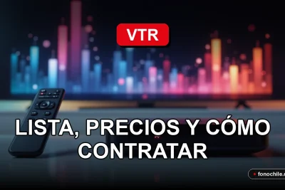 Guía completa de canales de televisión y servicios VTR para el año 2026.