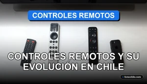 Guía definitiva de controles remotos modernos en Chile 2026, mostrando evolución tecnológica y diseño.