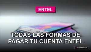 Guía completa de métodos de pago para Entel 2026, mostrando un teléfono inteligente moderno en una mesa.