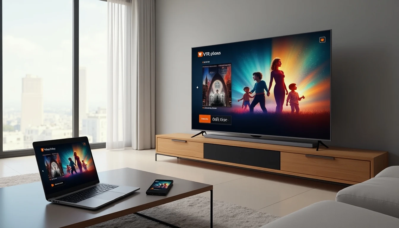 Guía visual para ver VTR Play en Smart TV, PC y celular simultáneamente en 2026.