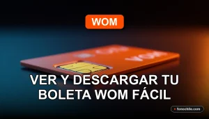 Una moderna tarjeta SIM WOM de color naranja brillante, descansando sobre una mesa de vidrio con reflejos suaves.