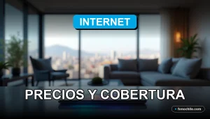 Guía definitiva de planes 5G en Chile mostrando cobertura y velocidad de red en un entorno moderno.