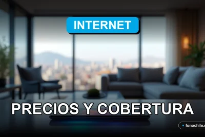 Guía definitiva de planes 5G en Chile mostrando cobertura y velocidad de red en un entorno moderno.