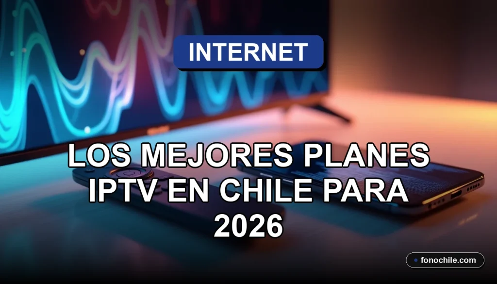 Un moderno control remoto de televisión inteligente y un teléfono móvil descansan sobre una mesa de madera clara, con pantallas que muestran gráficos abstractos de colores.