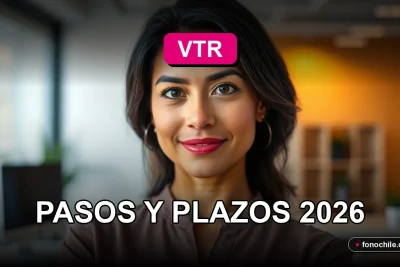 Guía para reclamar a VTR en 2026, representada por un teléfono inteligente moderno sobre una mesa.