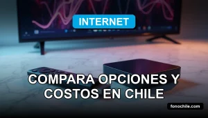 Guía comparativa de opciones de televisión por streaming y cable para 2026 en Chile, mostrando dispositivos modernos.