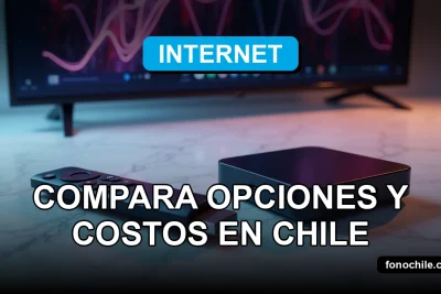 Guía comparativa de opciones de televisión por streaming y cable para 2026 en Chile, mostrando dispositivos modernos.