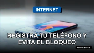 Teléfono inteligente moderno sobre una mesa con gráficos abstractos en su pantalla, representando el proceso de registro SAE 2026.