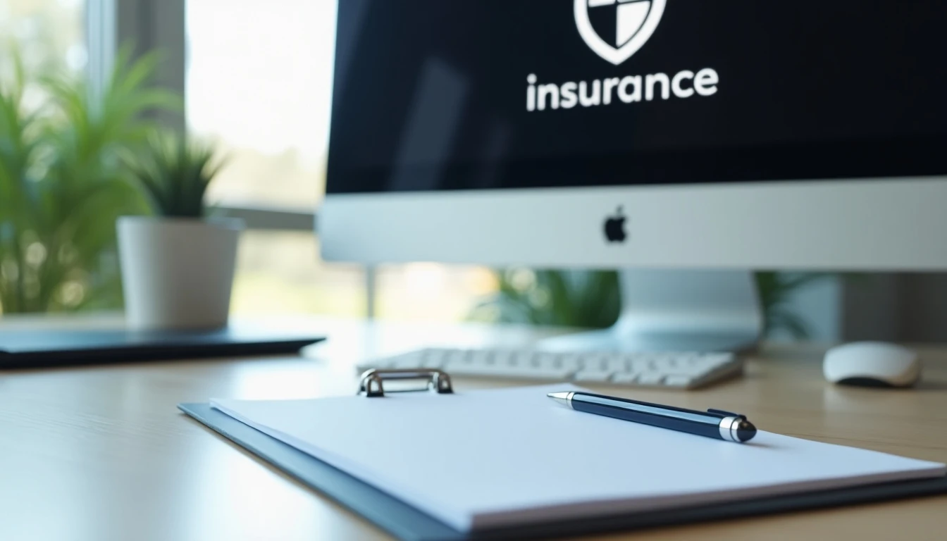 Atención al cliente HDI Seguros Chile - Escritorio profesional con información de contacto