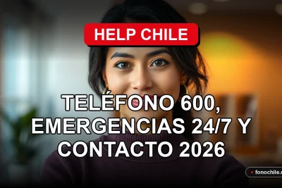 Teléfono de ayuda y soporte técnico de Help Chile sobre una mesa, mostrando gráficos abstractos en su pantalla.