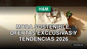 Una pila de ropa de algodón orgánico en tonos tierra sobre una mesa de madera clara, con una planta suculenta al lado.