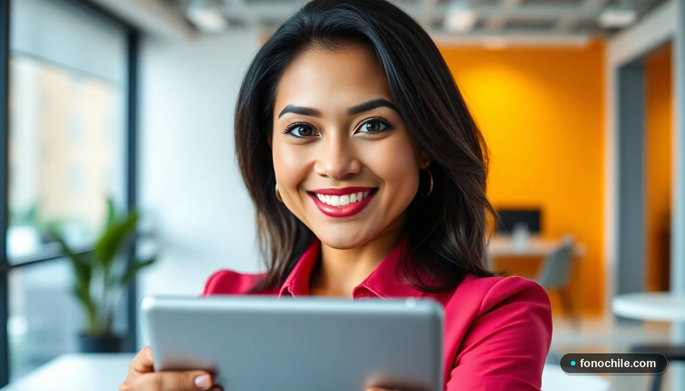 Agente de Iberia Chile ofreciendo soporte técnico y atención personalizada al cliente.