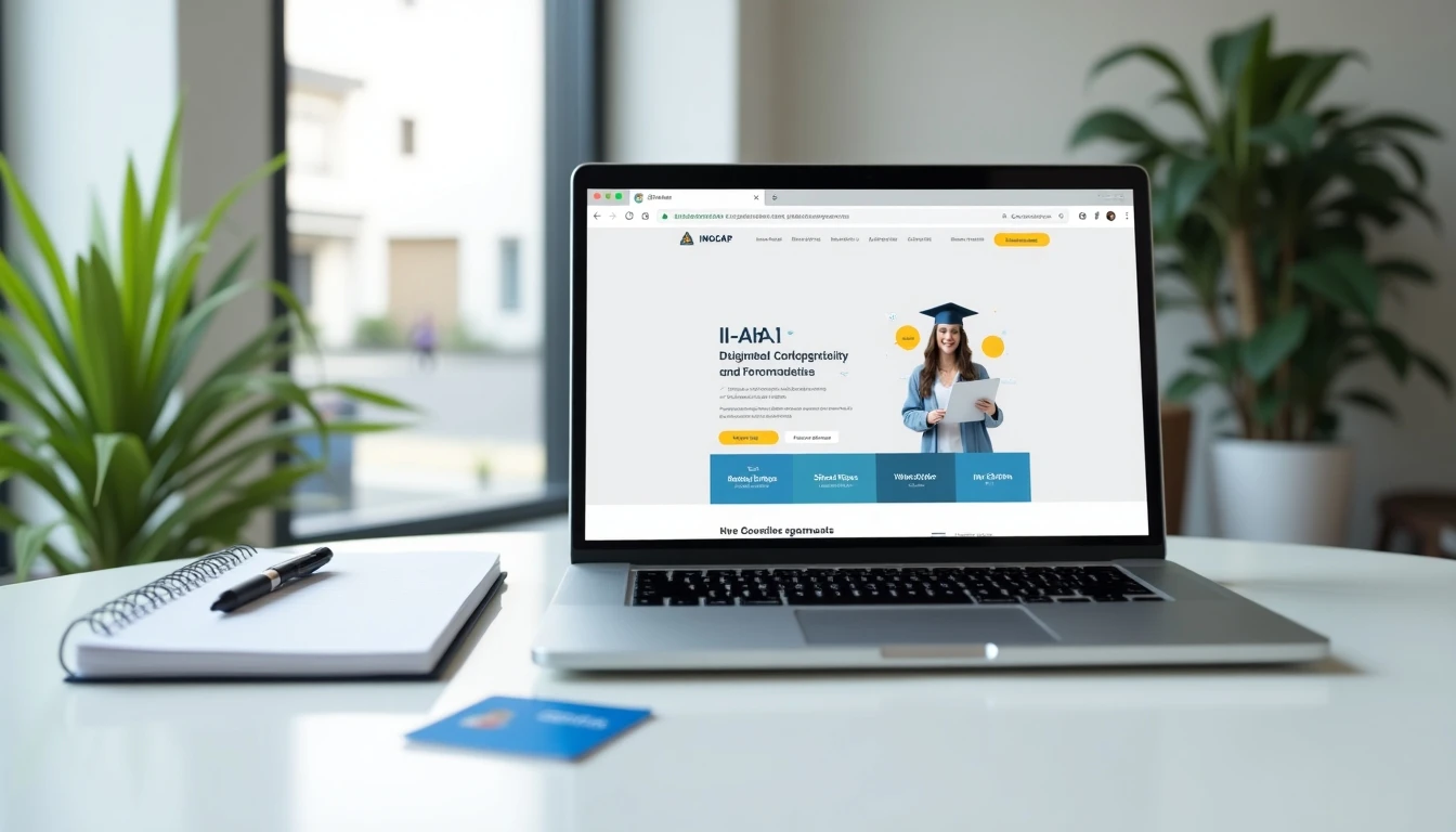 Estudiante consultando información de carreras en INACAP para el año 2026