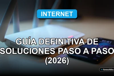 Guía definitiva para solucionar problemas de internet caído, con un router moderno y luces indicadoras en una mesa de trabajo limpia.