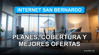 Planes de internet fibra óptica y cobertura 5G en San Bernardo para el año 2026.