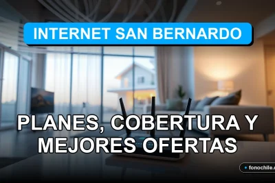 Planes de internet fibra óptica y cobertura 5G en San Bernardo para el año 2026.