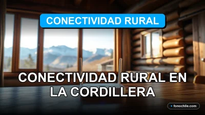 Instalación de internet de alta velocidad en una casa de campo en San José de Maipo, Chile, con vista a la cordillera.
