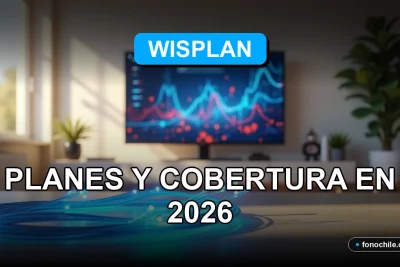 Fibra óptica moderna iluminando un hogar inteligente minimalista con gráficos abstractos en una pantalla.
