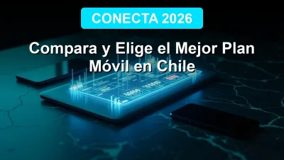 Comparador de planes de internet móvil ilimitado en Chile para el año 2026, tecnología 5G y 6G.