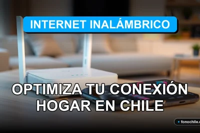 Optimización de conexión WiFi en el hogar moderno en Chile con gráficos de red abstractos