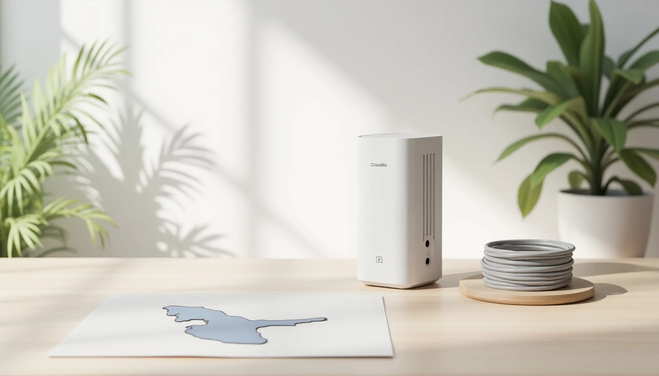 Router WiFi 6 y cable de fibra óptica Intelcom para Coquimbo y La Serena