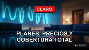 Modern smartphone displaying colorful data graphs, resting on a clean table with a glowing fiber optic cable in the background.