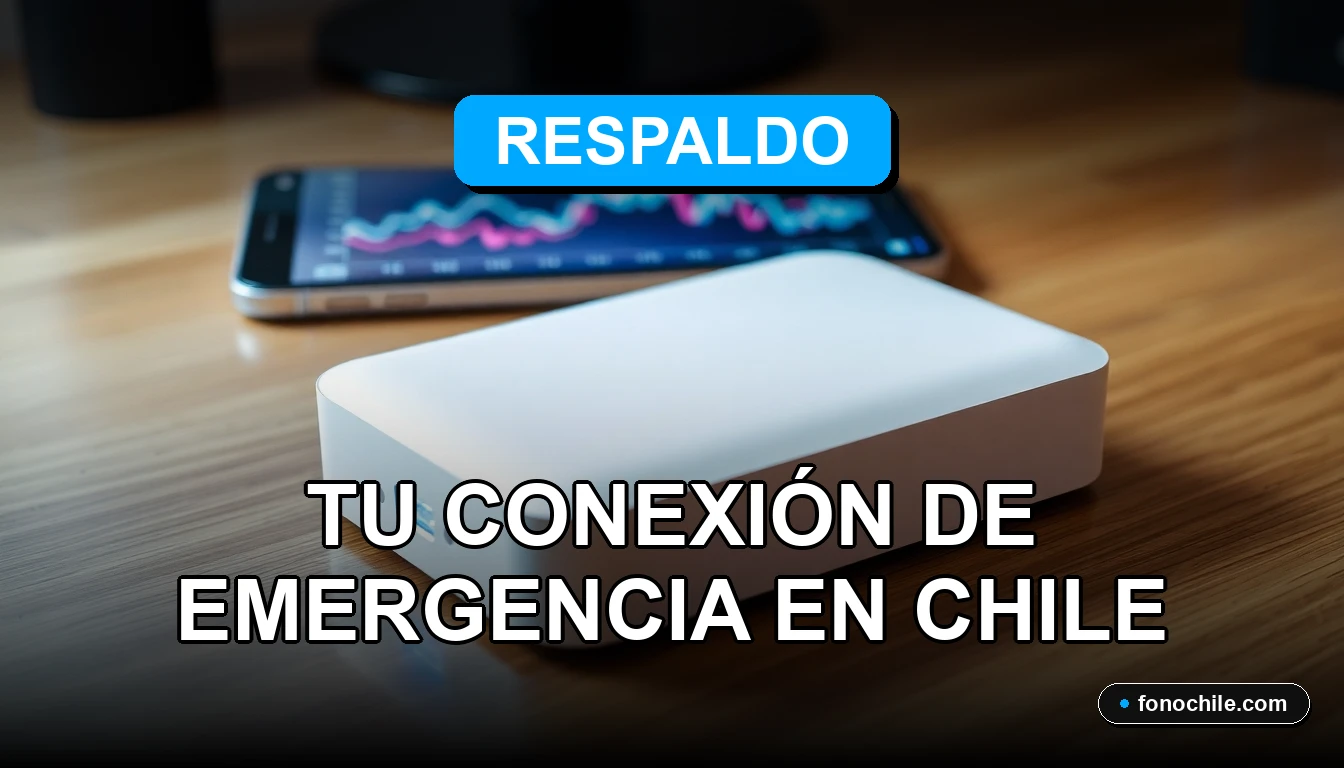 Internet de Respaldo 2026 en Chile | Guía Esencial - FonoChile