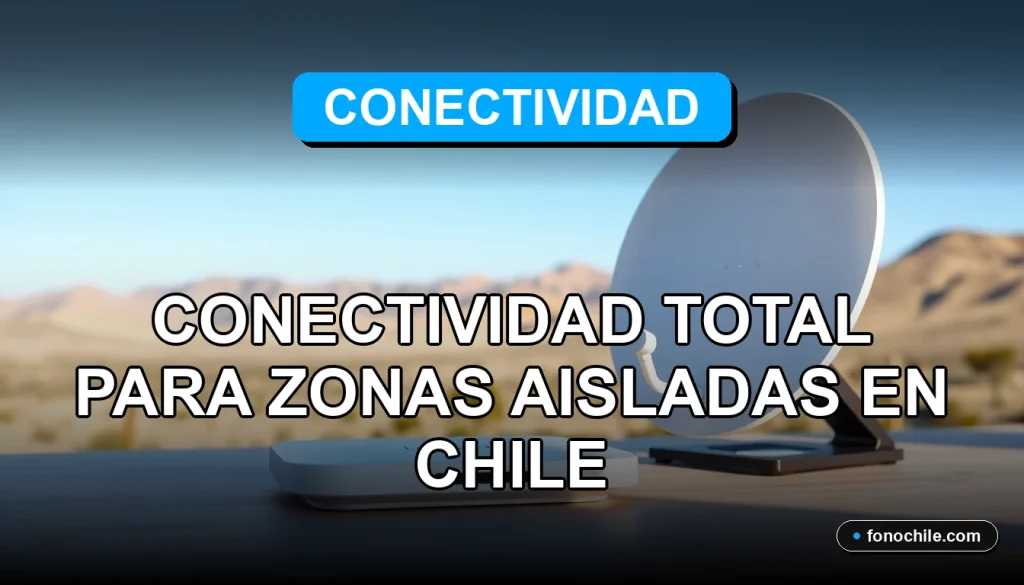 Internet Rural 2026, proyecto de conectividad total para zonas aisladas de Chile, tecnología de antena y satélite.
