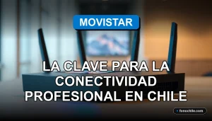 Un router empresarial moderno con luces LED azules sobre un escritorio de oficina minimalista, mostrando gráficos abstractos en su pantalla.