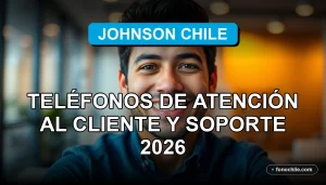 Johnson Chile servicio de atención al cliente 2026, persona sonriente en oficina moderna