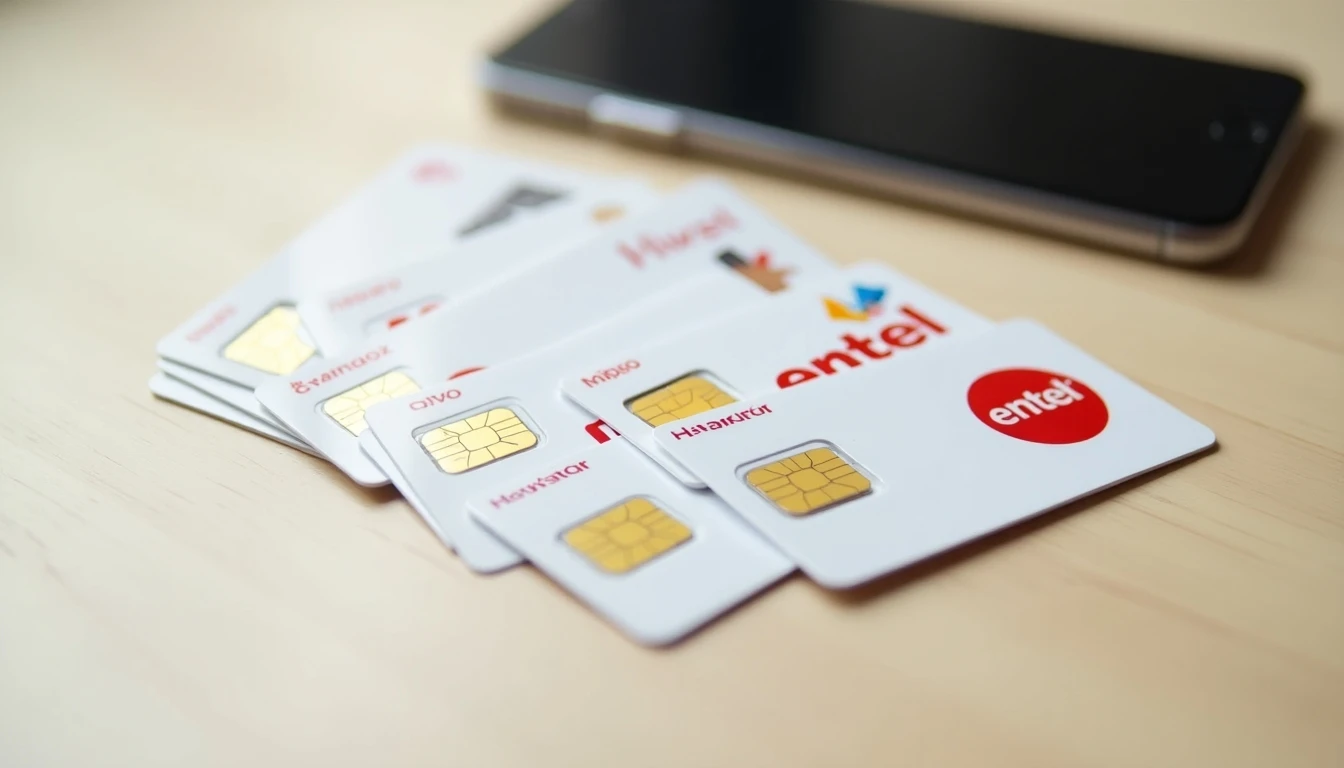 Comparativa de tarjetas SIM de las principales compañías móviles en Chile 2026