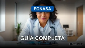 Guía de laboratorios médicos afiliados a Fonasa para el año 2026, mostrando un entorno profesional y confiable.