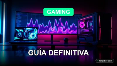 Una guía definitiva para la fábrica de laptops y PC gaming del futuro en 2026, mostrando una configuración de alta gama con iluminación RGB.