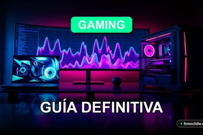 Una guía definitiva para la fábrica de laptops y PC gaming del futuro en 2026, mostrando una configuración de alta gama con iluminación RGB.
