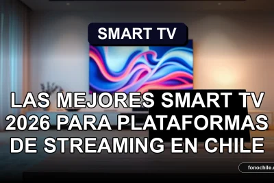 Una comparativa visual de las mejores Smart TV 2026 para streaming en Chile, mostrando calidad de imagen y diseño en un entorno doméstico.