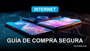 Los mejores teléfonos inteligentes 5G del 2026 en Chile, mostrando tecnología de vanguardia sobre una mesa de diseño minimalista.