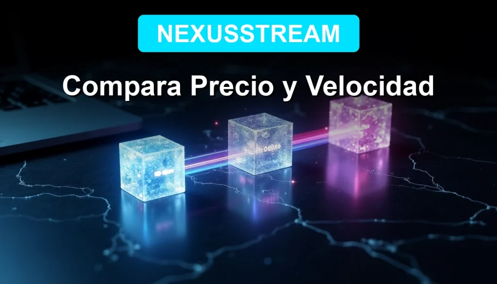 Comparativa gráfica de los planes de fibra óptica más rápidos y económicos para 2026, mostrando velocidades de descarga en un entorno digital moderno.