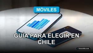 Comparativa de planes de telefonía móvil en Chile para el año 2026 sobre un fondo moderno.